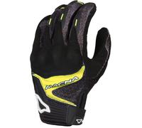 Macna Octar Gants de moto, noir-jaune, taille S pour homme