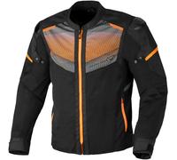 Macna Orcano 2.0, veste en textile S Noir/Gris/Orange Noir/Gris/Orange