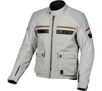 Macna Oryon veste textile de moto imperméable, Gris clair, Taille S