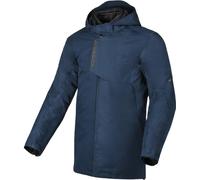 Macna Paladyn veste textile de moto chauffante imperméable, bleu foncé, Taille M