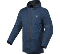 Macna Paradime veste textile de moto imperméable, bleu foncé, Taille L