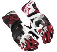 Macna Gants moto Powertrack 2.0 en cuir Rouge 2XL