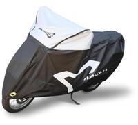 Macna Premium Housse de Moto, Noir/Gris, M