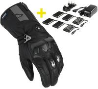 Macna Progress 2.0 RTX DL Kit de gants de moto imperméables à l’eau chauffants, noir, taille S pour homme