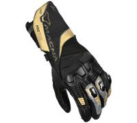 Macna Protego Gants de moto pour femmes, Noir/Or, Taille 2XL