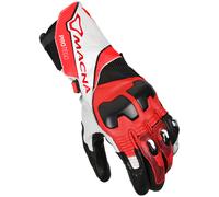 Macna Protego Gants de moto, Rouge/Blanc/Noir, Taille XL