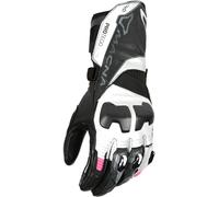 Macna Protego, gants femmes XXL Blanc/Fuchsia/Noir Blanc/Fuchsia/Noir