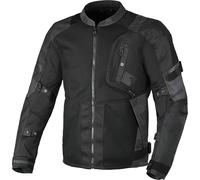 Macna Raddic Camo Veste textile de moto, noir/camouflage, Taille XL
