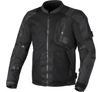 Macna Raddic Solid Veste textile de moto, noir, Taille M
