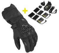 Macna Rafino RTX Kit Gant d’hiver chauffant étanche + piles 12V / 3A et chargeur, taille L pour homme