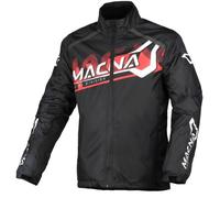 Macna Veste de pluie Rainossi unisexe Noir/Rouge/Blanc Taille S