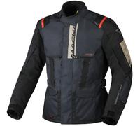 Macna Rancher 2.0, veste textile imperméable L Bleu Foncé/Noir/Rouge Bleu Foncé/Noir/Rouge
