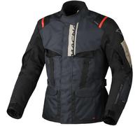 Macna Rancher 2.0 Veste textile moto imperméable, bleu/rouge, Taille XS