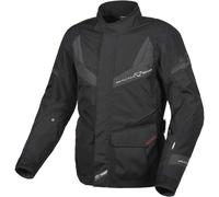 Macna Rancher veste textile de moto imperméable, noir/gris, Taille XL