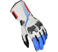 Macna Rango RTX gants de moto imperméables, blanc-rouge-bleu, taille 3XL pour homme