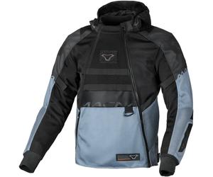 Macna Rebelite, veste en textile XL Noir/Gris/Bleu Noir/Gris/Bleu