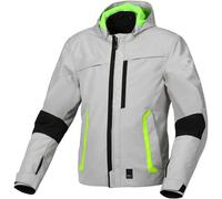 Macna Riggor, veste textile imperméable M Gris Clair/Jaune Néon Gris Clair/Jaune Néon