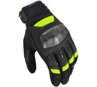 Macna Rime Gants de moto perforés, noir-jaune, taille S pour homme