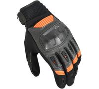 Macna Rime Gants de moto perforés, noir-orange, taille L pour homme