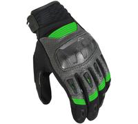 Macna Rime Gants de moto perforés, noir-vert, taille 3XL pour homme
