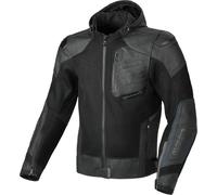 MACNA RISANT veste en cuir noir 50