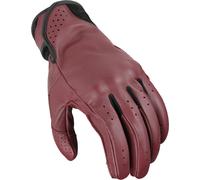 Macna Gants moto Rogue 2.0 Cuir perforé Femme L Rouge foncé