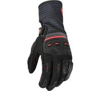 Macna Shellar, gants 3XL Noir/Gris Foncé/Rouge Noir/Gris Foncé/Rouge