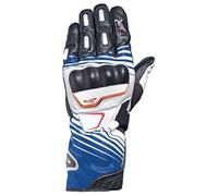 Macna Street R Gants de moto, Noir/Blanc/Bleu, Taille 2XL