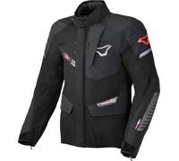 Macna Synchrone Solid veste textile de moto imperméable, noir, taille L pour homme