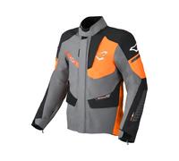 MACNA SYNCHRONE Textiljacke grau-orange-schwarz XL