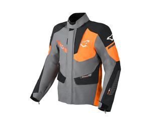 MACNA SYNCHRONE Textiljacke grau-orange-schwarz XL