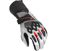 Macna Tanamax Gants de moto, noir-gris-rouge, taille M pour homme