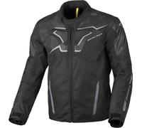 Macna Tazar 2.0 Veste textile de moto imperméable, noir, taille XL pour homme