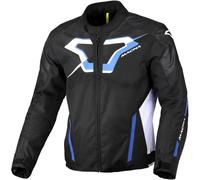 Macna Tazar 2.0, veste textile imperméable M Noir/Blanc/Bleu Noir/Blanc/Bleu