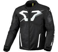 Macna Tazar 2.0, veste textile imperméable XS Noir/Blanc Noir/Blanc