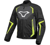 Macna Tazar, veste textile imperméable S Noir/Gris Foncé/Jaune Néon Noir/Gris Foncé/Jaune Néon