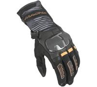 Macna Gants de moto Tempo 2.0 – Noir/Orange – Homme Taille 3XL