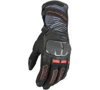 Macna Tempo 2.0, gants XXL Noir/Gris Foncé/Rouge Noir/Gris Foncé/Rouge