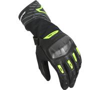 Macna Tempo Gants de moto perforés, noir/jaune, Taille M