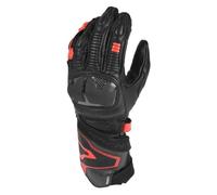 Macna Thandor, gants S Noir/Gris Foncé/Rouge Noir/Gris Foncé/Rouge