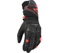 Macna Thandor, gants 3XL Noir/Gris Foncé/Rouge Noir/Gris Foncé/Rouge