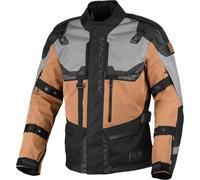 Macna Touros Veste textile de moto imperméable, noir-brun, taille L pour homme
