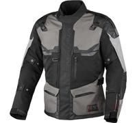 Macna Touros Veste textile de moto imperméable, noir-gris, taille L pour homme