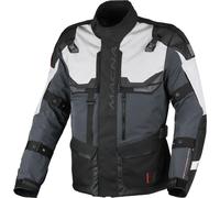 Macna Touros Veste textile de moto imperméable, noir-gris, taille S pour homme