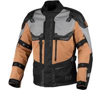 Macna Touros, veste textile imperméable L Marron Clair/Gris/Noir Marron Clair/Gris/Noir