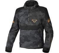 Macna Traffiq Camo veste textile de moto imperméable, noir-multicolore, taille XL pour homme