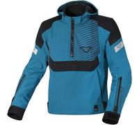 Macna Traffiq veste textile de moto imperméable, noir-bleu, taille S pour homme
