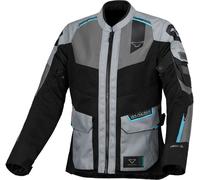 Macna Travelair, veste textile femme S Noir/Gris/Bleu Noir/Gris/Bleu