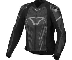 Macna Tronniq Veste en cuir de moto pour femmes, noir, taille 42