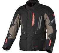 MACNA ULTIMAX 2.0 Textiljacke schwarz-taupe-rot 3XL